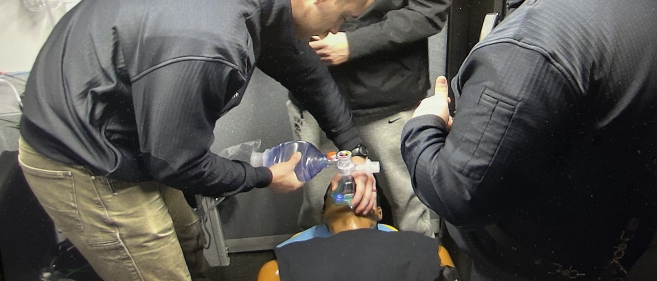 A simulation in progress